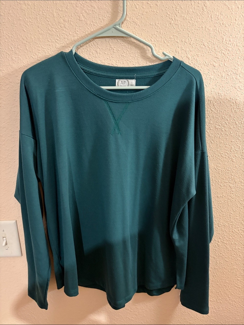 Maurice’s 24/7 Cozy Teal Crewneck Sweater